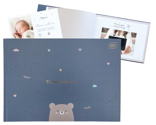 ALBUM DLA DZIECKA - PIERWSZY PAMIĘTNIK NA PREZENT INTERDRUK Teddy Bear MIŚ