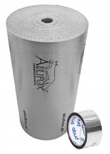 Alufox Folia termoizolacyjna 20 m2 mata 1,2 m x 5 mm + taśma gratis