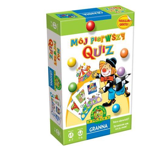 Gra Mój pierwszy Quiz Granna ciekawa dla dzieci