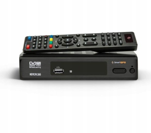 Dekoder Tuner TV DVB-T2 z Funkcją SmartGPS i Obsługą SAT-2, USB, HDMI i EPG