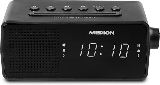 RADIOBUDZIK FM RDS PLL BUDZENIE RADIEM ZEGAR LED