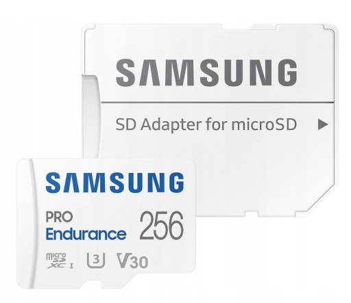 KARTA PAMIĘCI SAMSUNG PRO ENDURANCE microSDXC 256GB + ADAPTER SD