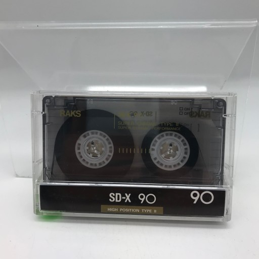 Kaseta - Kaseta magnetofonowa Raks SD-X 90 NOŚNIK