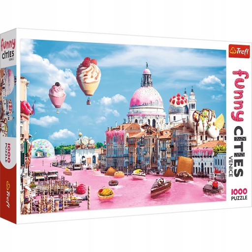 Puzzle TREFL 1000 Słodycze w Wenecji KOLOROWE