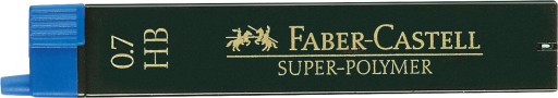 FABER-CASTELL Rysiki grafity SuperPolymer 0,7 HB
