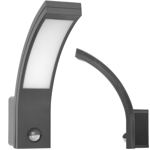 LAMPA ŚCIENNA KINKIET ZEWNĘTRZNY LED CZUJNIK RUCHU