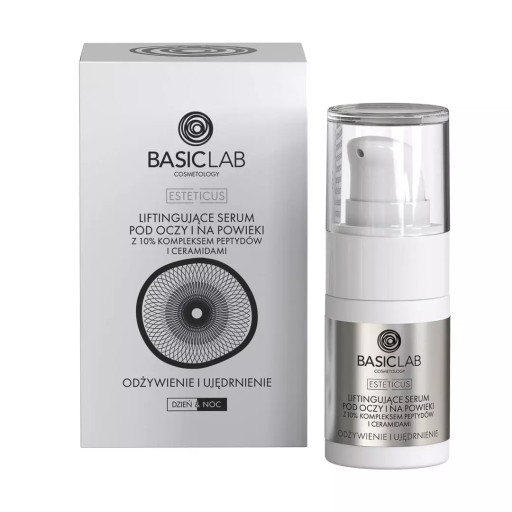 BASICLAB LIFTINGUJĄCE SERUM POD OCZY I NA POWIEKI