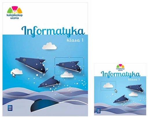 KALEJDOSKOP UCZNIA INFORMATYKA KLASA 1 KSIĄŻKA +CD