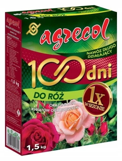Nawóz do róż pielęgnacja 100 dni 1,5kg Agrecol