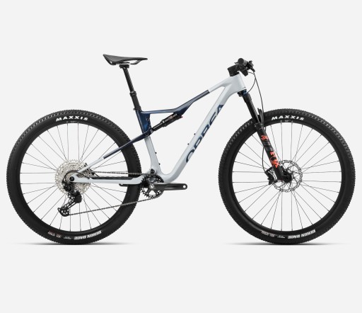 Rower MTB Full ORBEA Oiz M30 silver blue carbon M 2024 OSTATNI