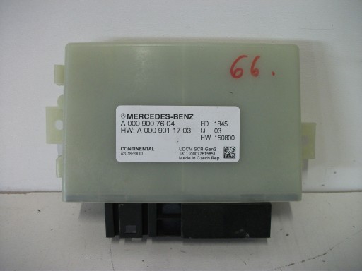 Mercedes W177 A0009007604 moduł sterownik spalin