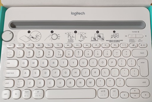 Logitech K480 MULTI-DEVICE BT, QWERTY US Android, Chrome OS, iOS Mac OS