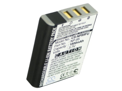 Bateria CS-NP95FU do FujiFilm NP-95 F31FD F30 X100S Real 3D W1
