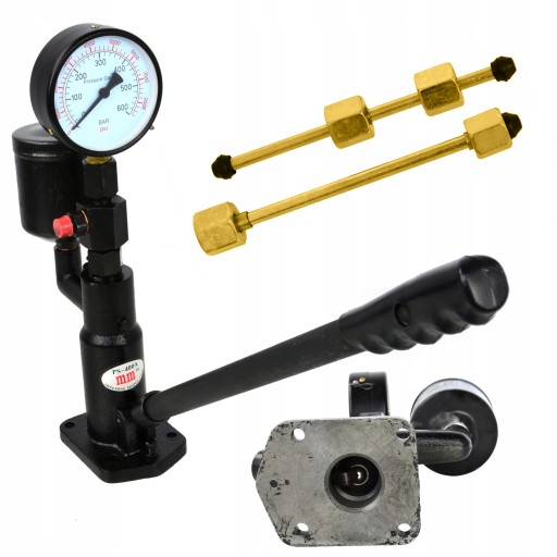 GEKO PRÓBNIK WTRYSKIWACZY MIERNIK TESTER 600 BAR DIESEL ADAPTERY G02658
