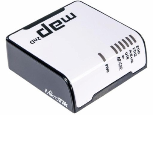 Router WiFi RBmAP2n, 2,4GHz, 2x RJ45 100Mb/s, 1x microUSB MikroTik mAP