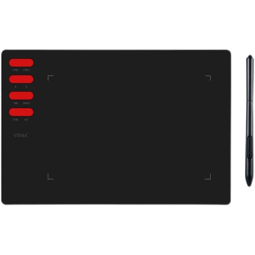 TABLET GRAFICZNY VINSA T505 RYSUNEK HUION