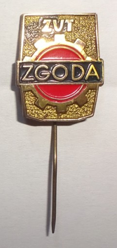 PRZYPINKA ODZNAKA ZNACZEK ZUT ZGODA ŚWIĘTOCHŁOWICE