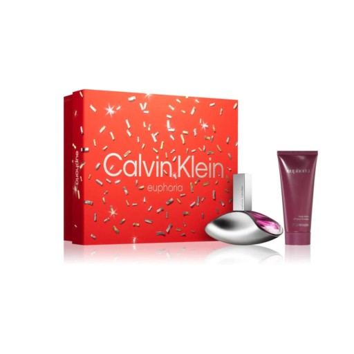Calvin Klein, Euphoria,woda perfumowana 50 ml, balsam do ciała 100 ml