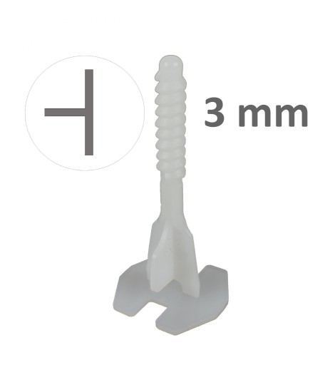 System poziomowania płytek Twist Level, BAZY T 3mm