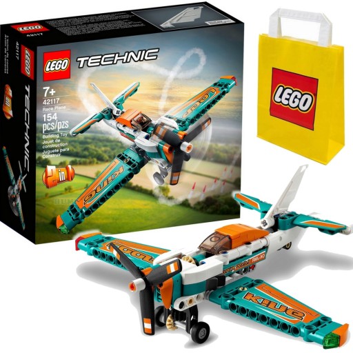 LEGO TECHNICS 42117 Samolot wyścigowy Odrzutowiec