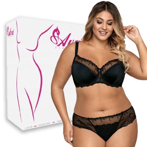 AVA biustonosz AV-1030 SEMI-SOFT czarny 80E