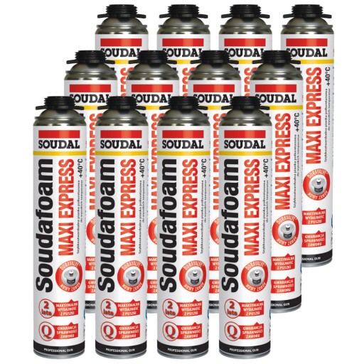 PIANKA SOUDAFOAM MAXI EXPRESS SOUDAL 12 szt