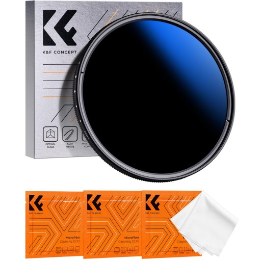 K&F CONCEPT Filtr Nano-K 52mm ND2-ND2000 z 3 ściereczkami
