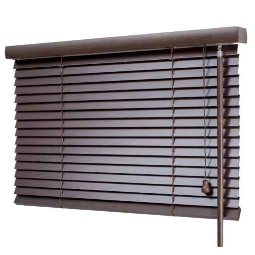 Żaluzje Drewniane na wymiar CLICKY Flip 25mm 180x60cm
