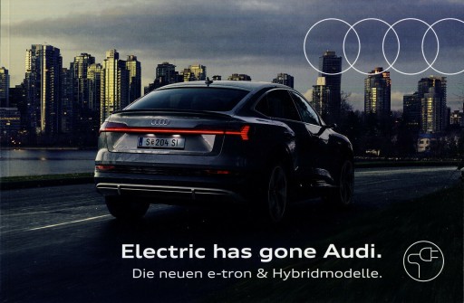 Audi e-tron i hybrid prospekt model 2022