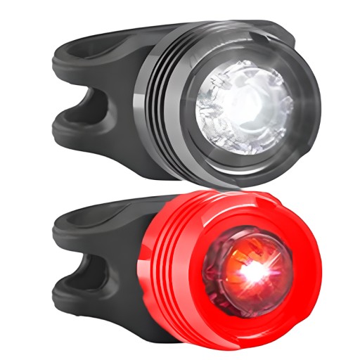 LAMPKI ROWEROWE LAMPKA NA ROWER LED PRZÓD TYŁ 2SZT