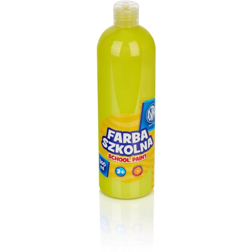 Farba plakatowa szkolna duża butelka 500 ml ASTRA