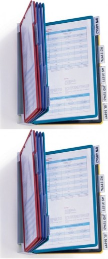 PANELE INFORMACYJNE A4 ZAWIESZANE UCHWYT 10 SZT x2
