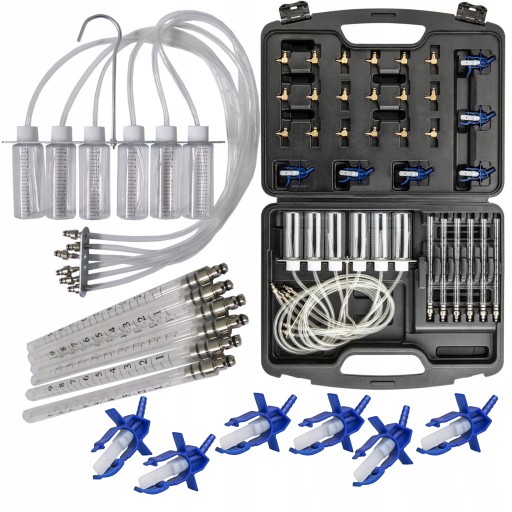 NEO ZESTAW TESTER CIŚNIENIA WTRYSKIWACZY COMMON RAIL ZŁĄCZKI RURKI 11-263
