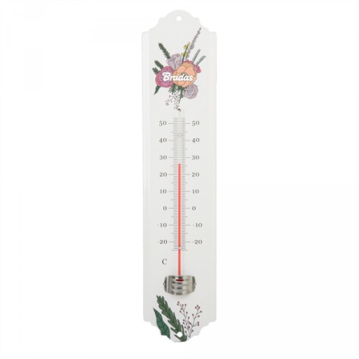 TERMOMETR ZEWNĘTRZNY METALOWY 30CM BRADAS WL-M33