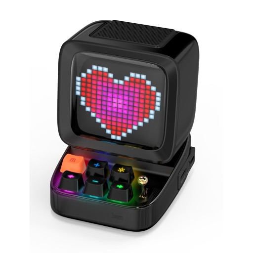 DITOO PIXEL ART PRZENOŚNY GŁOŚNIK BLUETOOTH BUDZIK