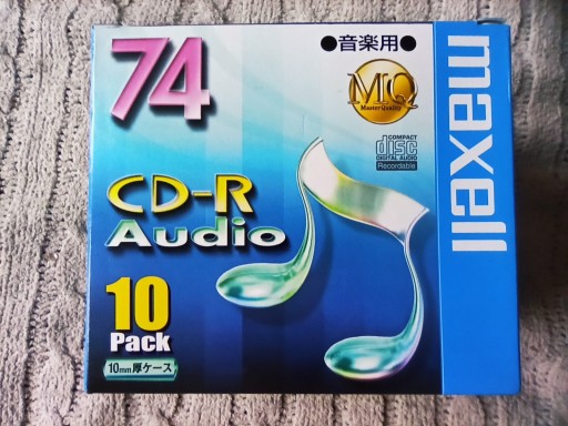 Maxell CD-R Audio Master Quality 74 1szt JAPAN