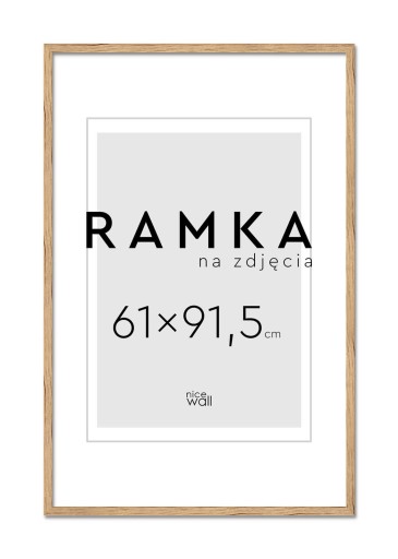 Ramka na zdjęcia 61x91,5 cm 91,5x61 cm Brzoza