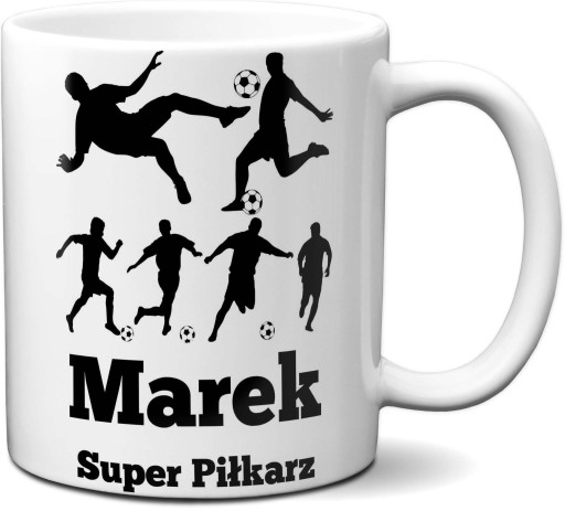 KUBEK DLA PRAWDZIWEGO FANA PIŁKI PREZENT + IMIĘ