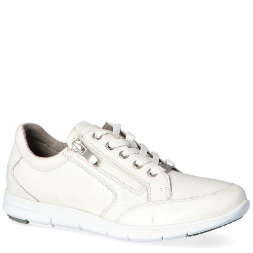Trampki skórzane - CAPRICE 9-23754-28 BIAŁE 41