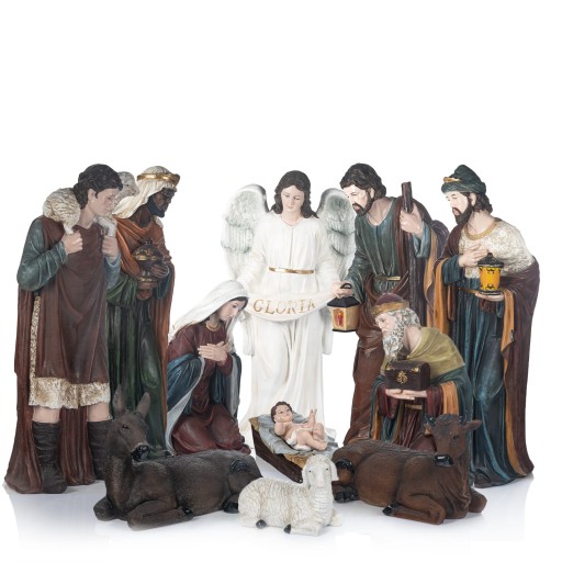DUŻA Szopka do KOŚCIOŁA zestaw figur
