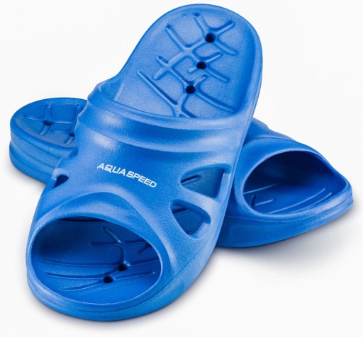 Klapki piankowe basenowe AQUA SPEED Florida kol.01 roz. 37 - niebieskie