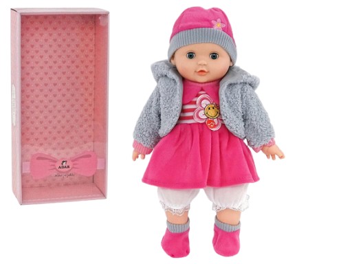 LALKA BOBAS 40cm MÓWI ŚPIEWA ZAMYKA OCZY