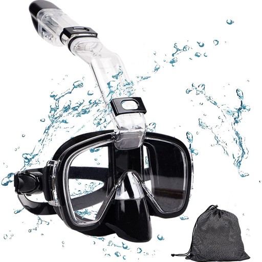 ZESTAW MASKA I FAJKA DO NURKOWANIA OKULARY I RURKA DO SNORKELINGU S