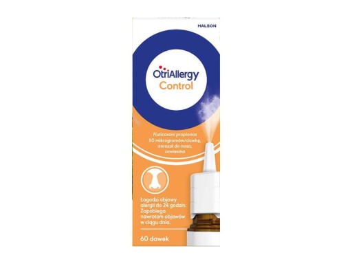 OtriAllergy Control AEROZOL DO NOSA z flutykazonem 60 dawek
