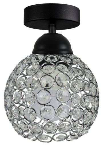 LAMPA KRYSZTAŁOWA WISZĄCA ŻYRANDOL PLAFON LED