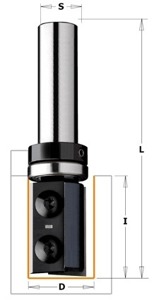 CMT Frez HM D=19 I=48,3 L=99,8 S=12 łożysko górne