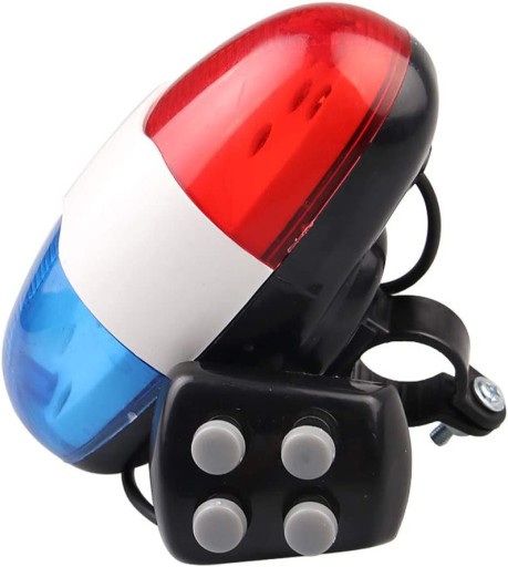 Elektroniczna lampa rowerowa, klakson, wiato ty