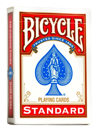 Bicycle STANDARD Back RED - karty klasyczne (rewers czerwony)