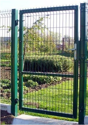 Furtka panelowa ogrodzeniowa 141x95 Zielona + Akcesoria DOSTĘPNA OD RĘKI