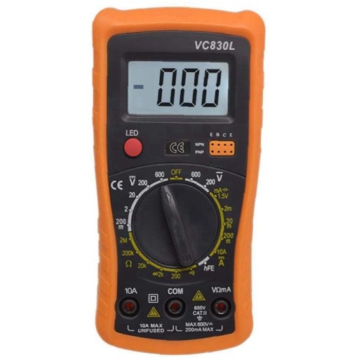 Miernik multimetr ręczny cyfrowy VC830L AC/DC